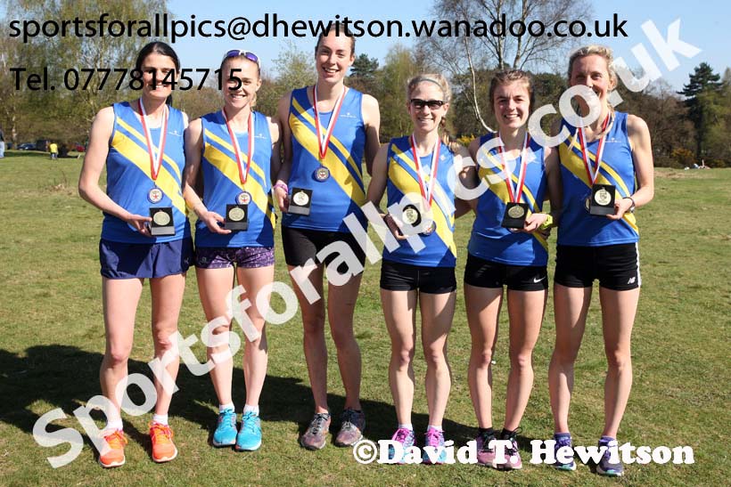 Womens ERRA 6 Stage Road Relay, Sutton Park, Sutton Coldfield, Birmingham. Photo: David T. Hewitson/Sports for All Pics